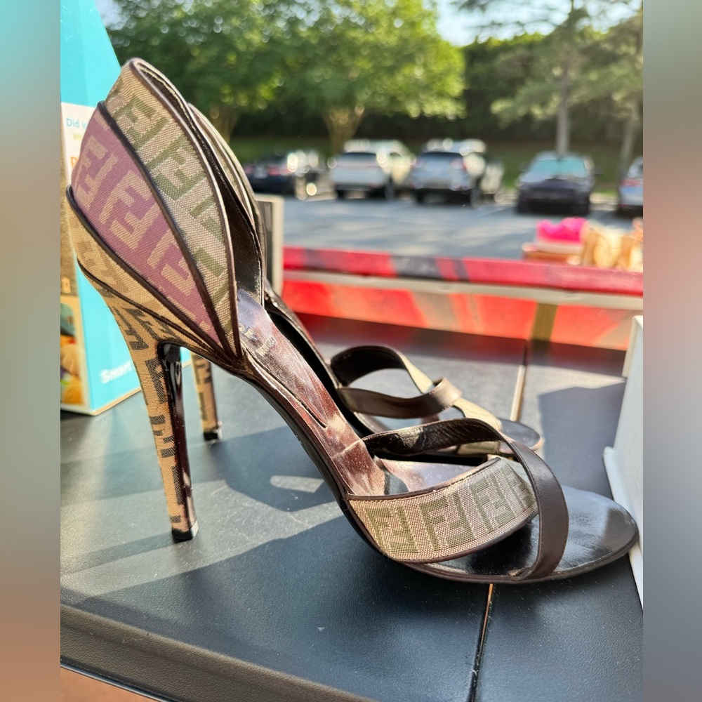 Vintage Fendi heels used but still good quality